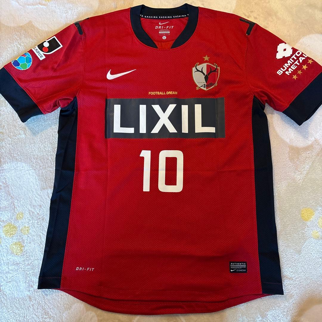 【レア☆美品】鹿島アントラーズ 2012年 ユニフォーム 本山雅志 Lサイズ