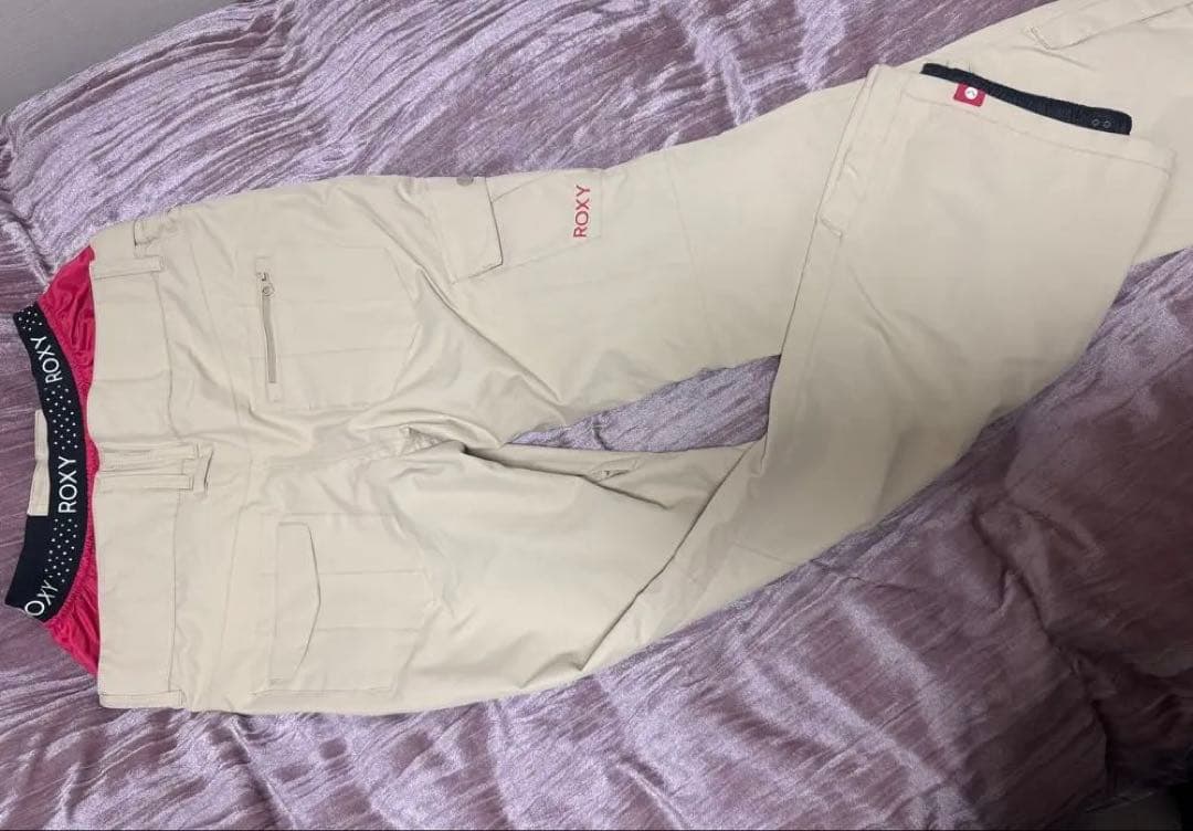 最終値下げ♪ROXY スノーボードウェア ベージュ