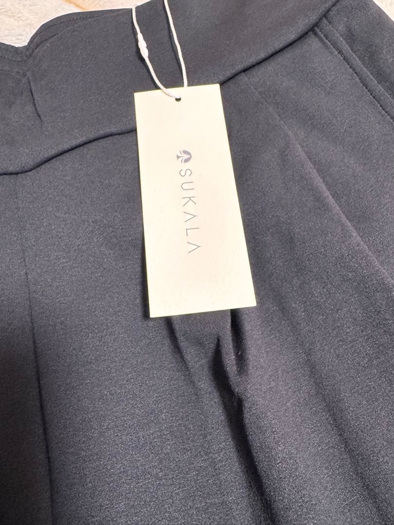 【新品】LAVA SUKALA ダブルニットジョガーパンツ Ｍサイズ ブラック