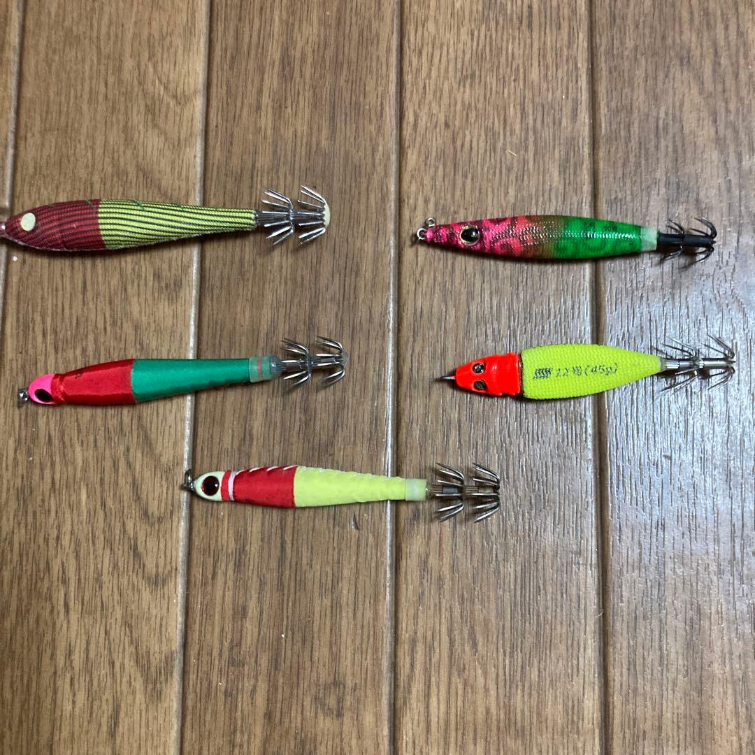 大量イカメタルセット（ケース付）