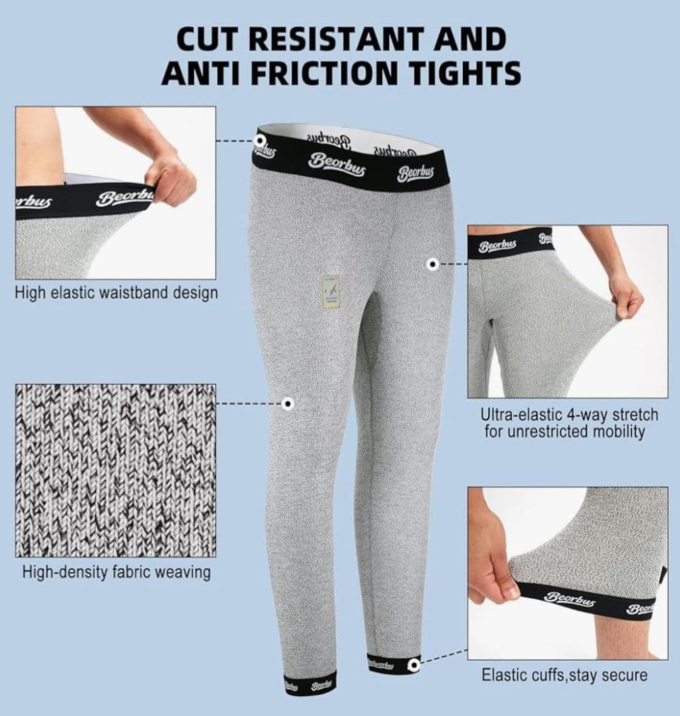 新品☆【Beorbus】耐カット スキーレーシングタイツ レギンス Sサイズ男女